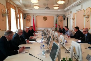 Леонид Анфимов принял участие в рабочей встрече в Витебском облисполкоме с представителями Всемирной организации здравоохранения