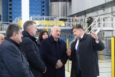 Леонид Анфимов принял участие в рабочей поездке Президента Беларуси в Гомельскую область