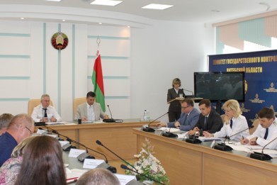 Коллегии Комитета госконтроля и прокуратуры Витебской области рассмотрели деятельность контролирующих и надзорных органов региона