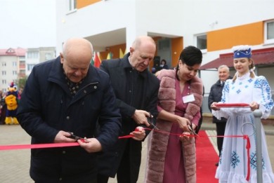 Леонид Анфимов принял участие в церемонии открытия нового детского сада в Лиде