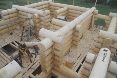 Бригада строителей занималась незаконным изготовлением срубов домов и бань в Витебской области