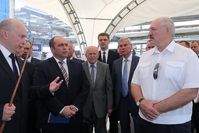 Leonid Anfimov took part in a working visit of the President of the Republic of Belarus to the Vitebsk region