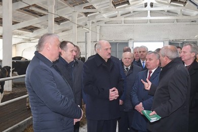 Leonid Anfimov took part in the working visit of the Head of State to Minsk Region