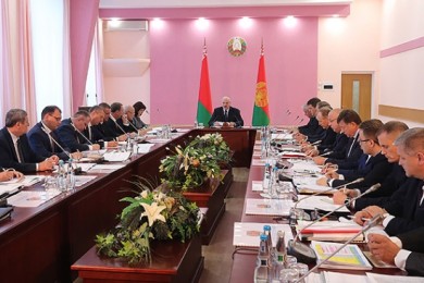 Chairman of the Committee of State Control Leonid Anfimov took part in the working visit of the President of the Republic of Belarus to the Mogilev region