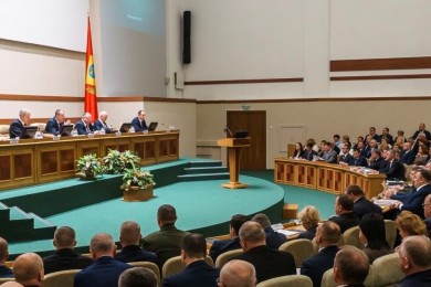 Василий Герасимов принял участие в заседании Могилевского облисполкома
