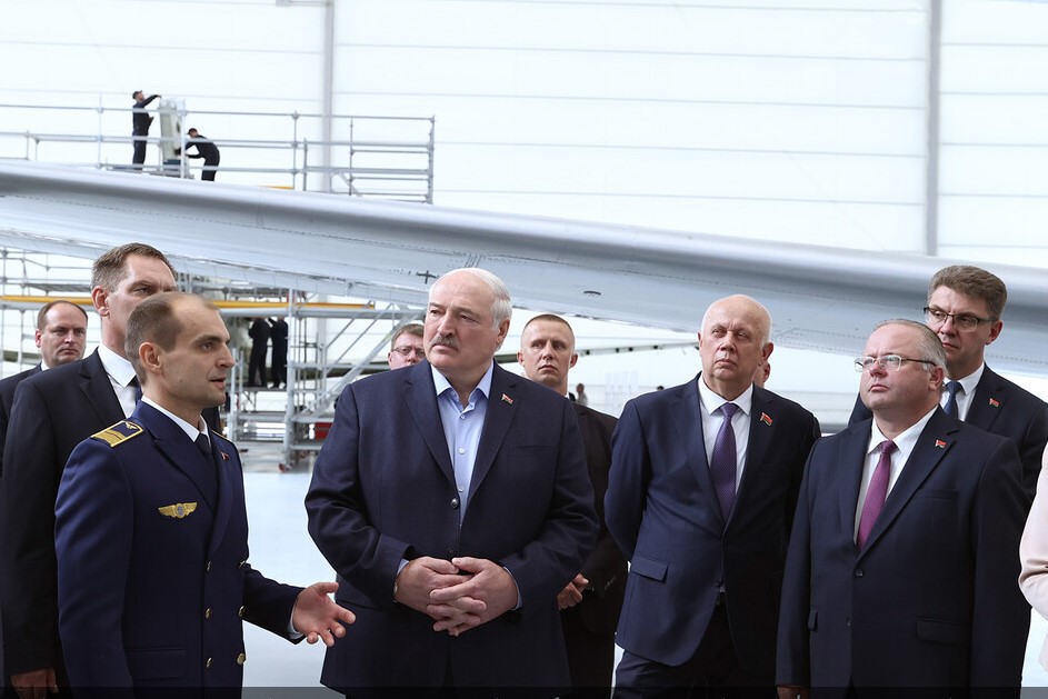 Участие в посещении Главой государства Национального аэропорта Минск
