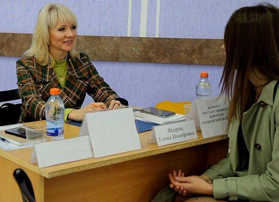 Работники Комитет государственного контроля Гродненской области приняли участие в работе «Открытой приемной для бизнеса».