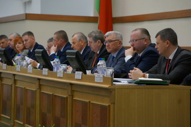Василий Герасимов принял участие в заседании Могилевского облисполкома.