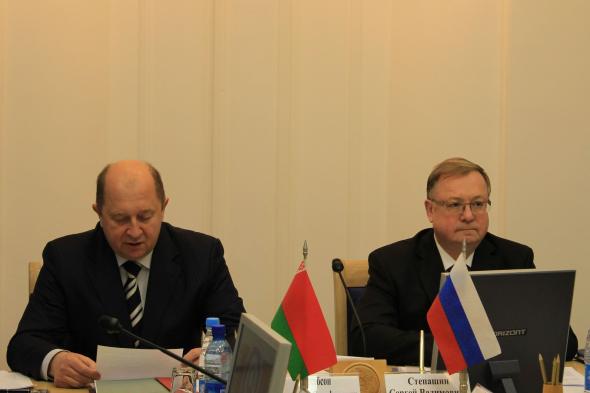 The meeting of the State Control Committee Collegium  of the Republic of Belarus and the Accounts Chamber  Collegium of the Russian Federation chaired by the heads of the SAIs Alexandr Yakobson   and Sergey Stepashin took place in Minsk.