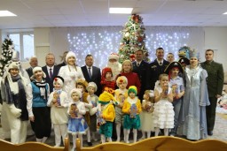 Vasily Gerasimov congratulated children of the orphanage No. 3 in Minsk on New Year and Christmas holidays